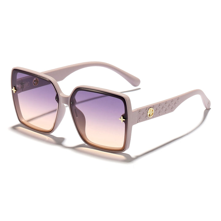 Women oversized square sunglasses with elegant design Bowlift