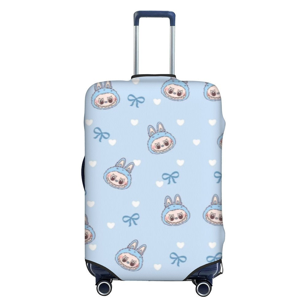 Unisex stretch suitcase cover with elastic fabric, zipper opening and cute pattern Bowlift