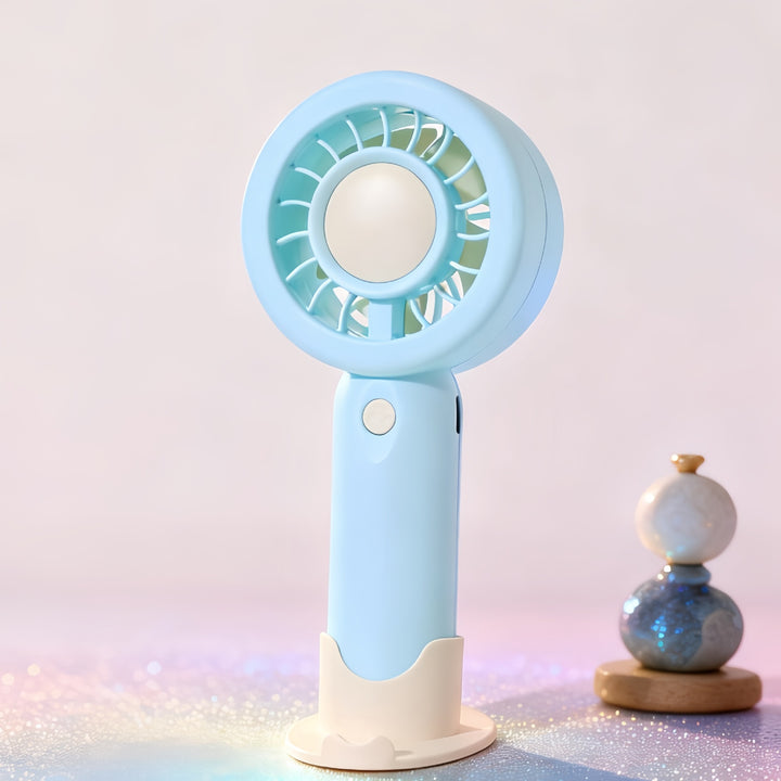 Ladies Portable USB Hand Fan with Ergonomic Design Bowlift