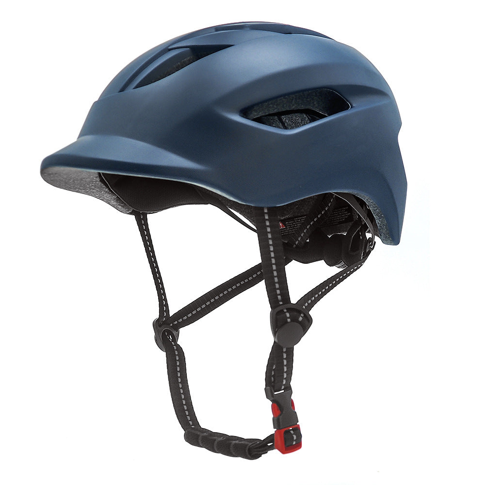 urban commuter cycling helmet with adjustable retention and integrated visor Bowlift