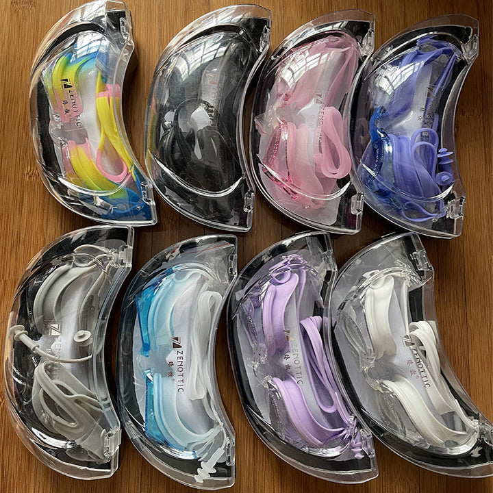 Versatile Swim Goggles with Adjustable Straps Bowlift