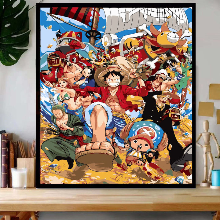 Anime-Inspired Character Art Print Bowlift