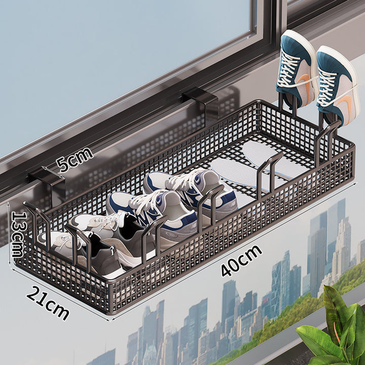 Adjustable Over-The-Door Shoe Organizer Bowlift