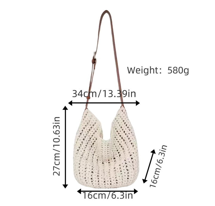 Hand-knotted shoulder bag Bowlift