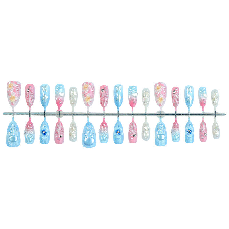 Fantasy-Themed Press-On Nail Art Collection Bowlift