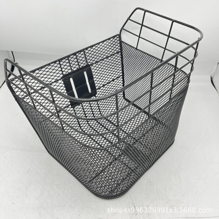 removable mesh front bicycle basket with quick-release mount Bowlift