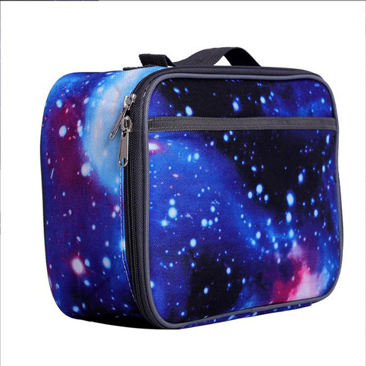 Insulated children's dinosaur lunch case with thermal lining and carry handle Bowlift