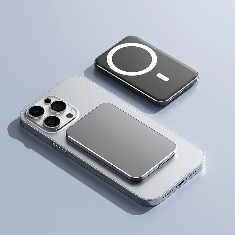 Portable Magnetic Power Bank with High-Speed Charging Bowlift