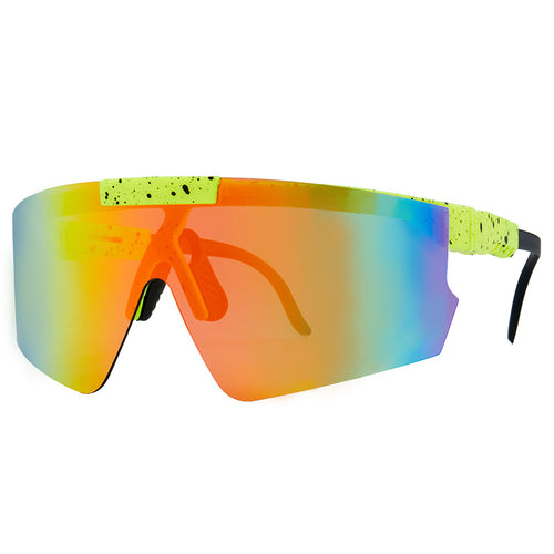 Unisex Futuristic Oversized Shield Sunglasses Bowlift