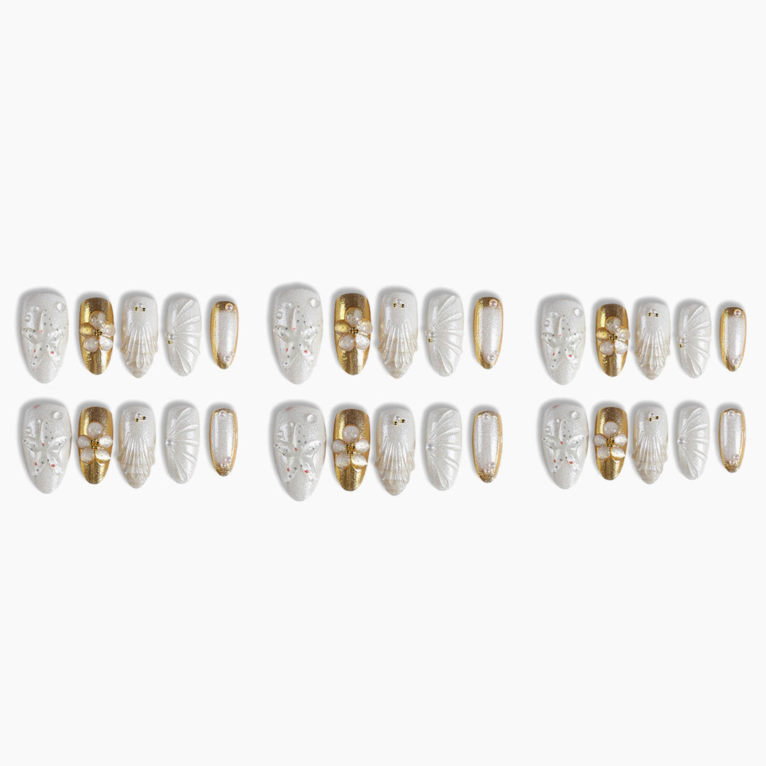 Premium Decorative Press-On Nail Art Collection Bowlift