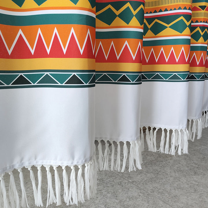 Artistic Patterned Shower Curtain Bowlift