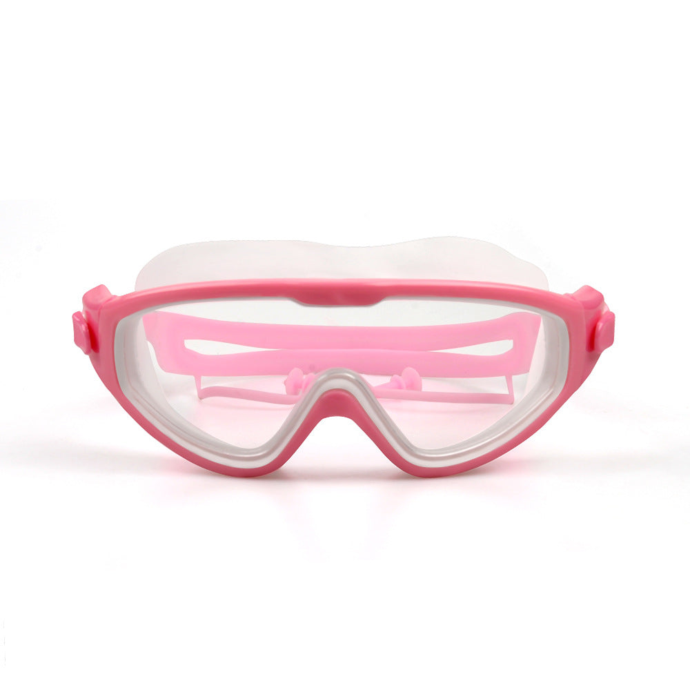 Waterproof swimming goggles with adjustable nose piece Bowlift