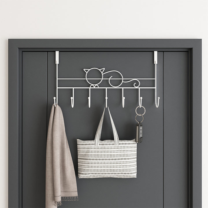Wall-Mounted Cat-Shaped Key Holder Bowlift