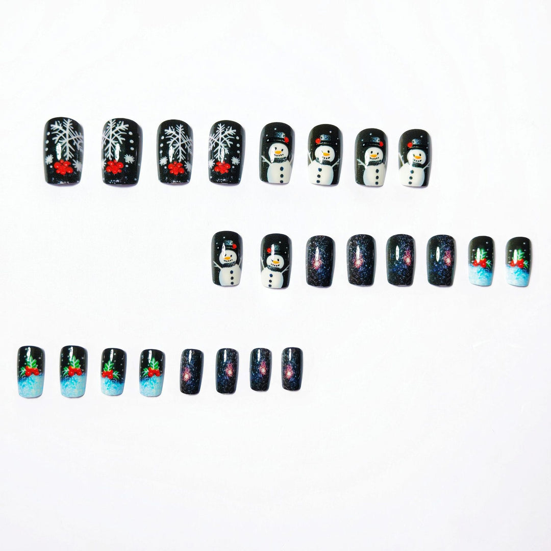 Festive Holiday Nail Art Set Bowlift