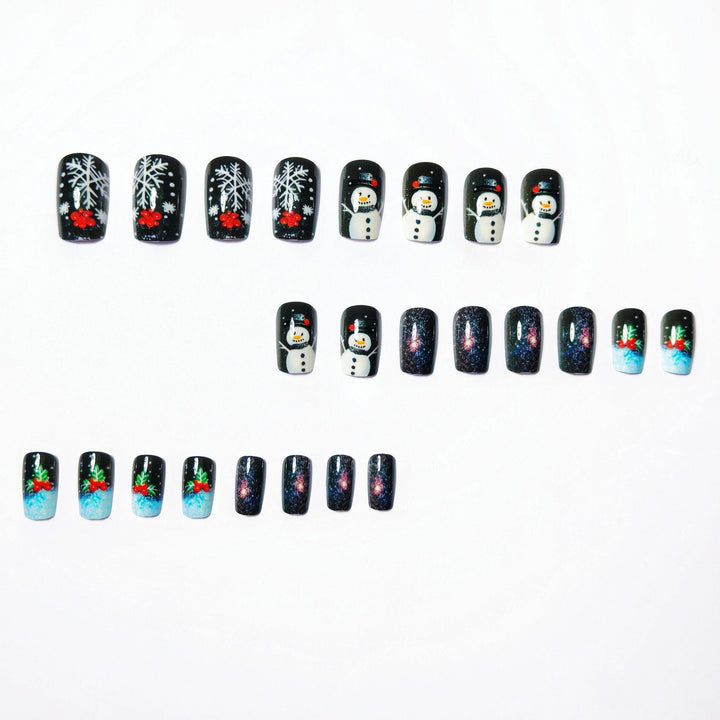 Festive Holiday Nail Art Set Bowlift