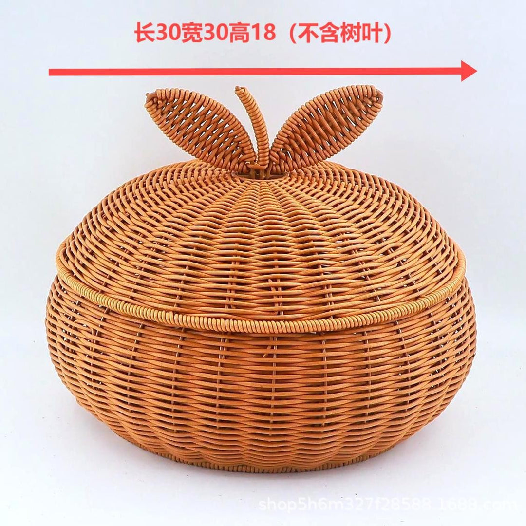 Women’s Braided Basket with Removable Lid Bowlift