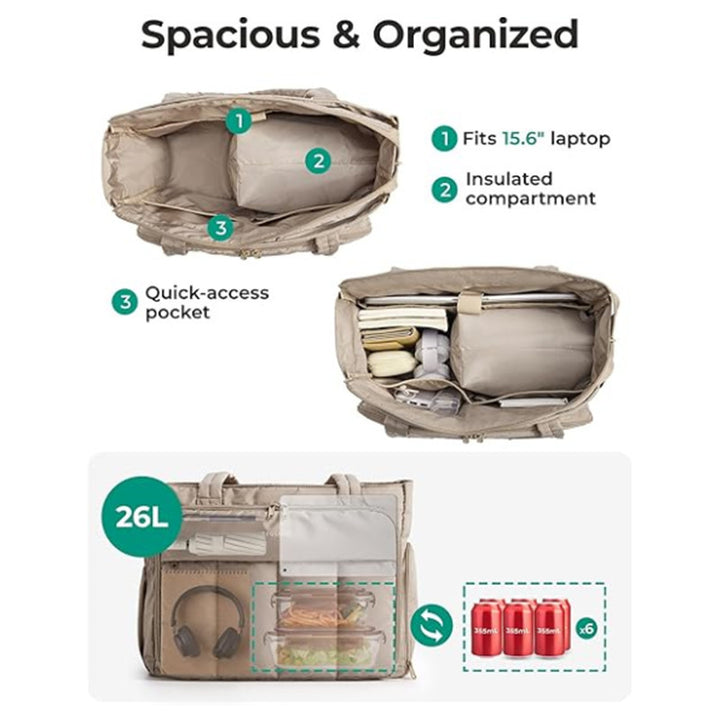 Multifunctional cooler bag with practically arranged compartments Bowlift