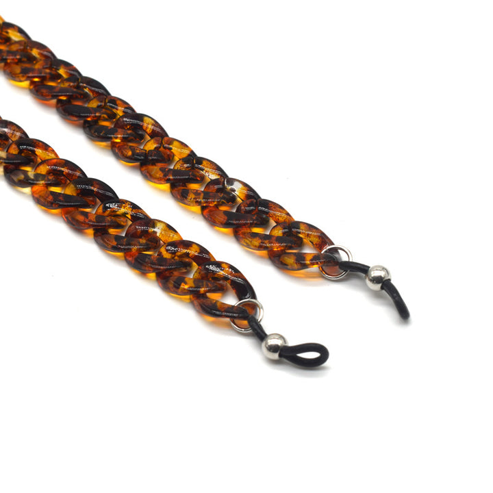 Stylish Tortoise Shell Eyewear Chain Bowlift