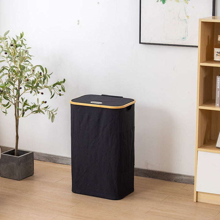 Elegant laundry basket with removable lid Bowlift