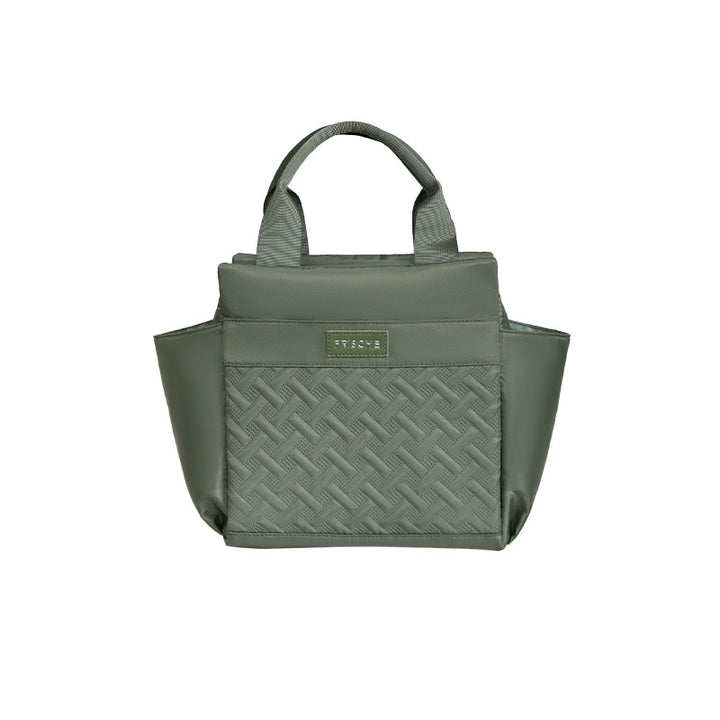 Stylish Woven Handbag Bowlift
