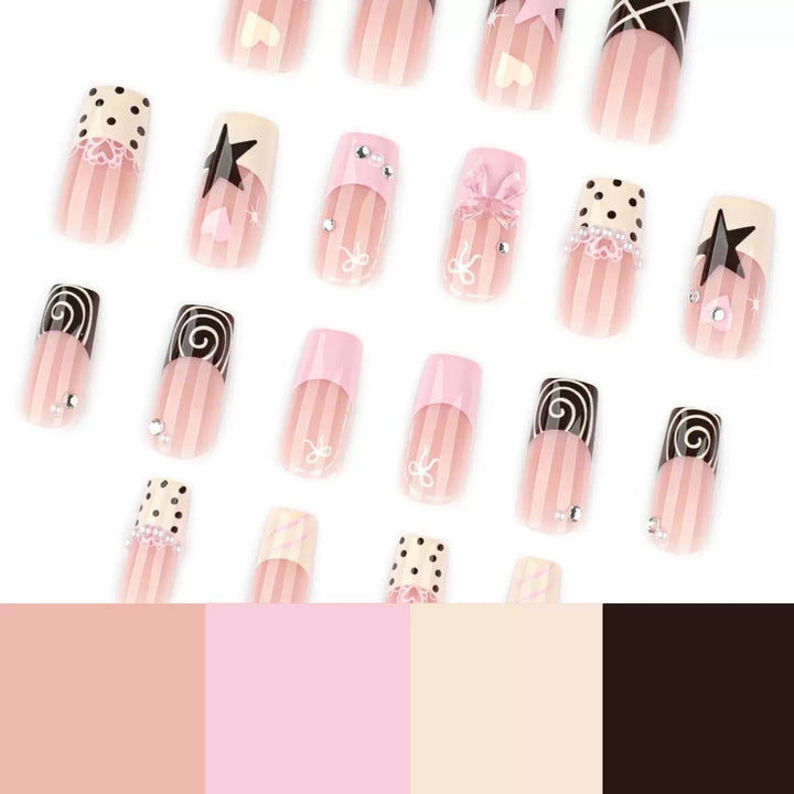 Artistic 3D Decorative Nail Extensions Bowlift