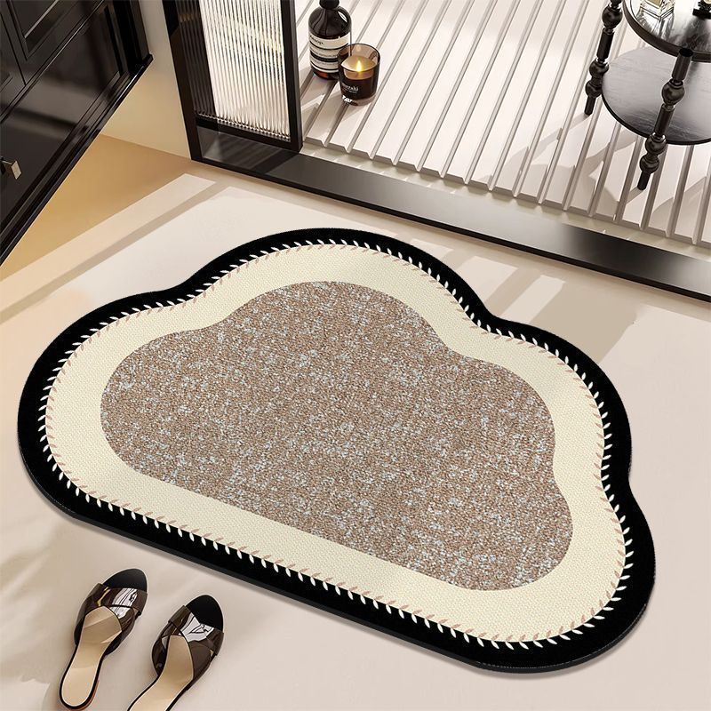 Decorative Scalloped Edge Area Rug