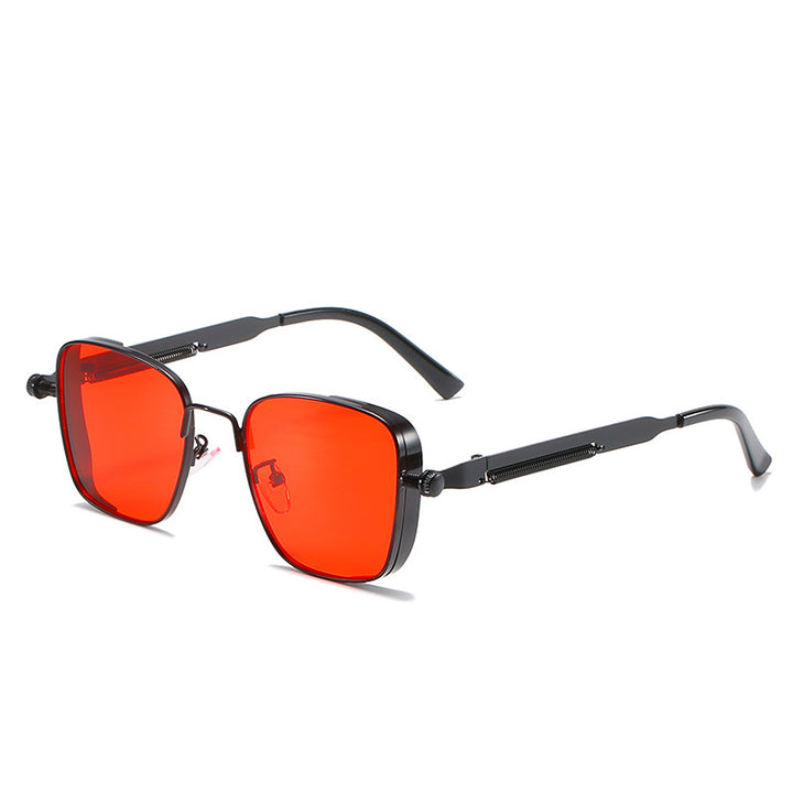 Women's modernist sunglasses in elegant metal frame Bowlift
