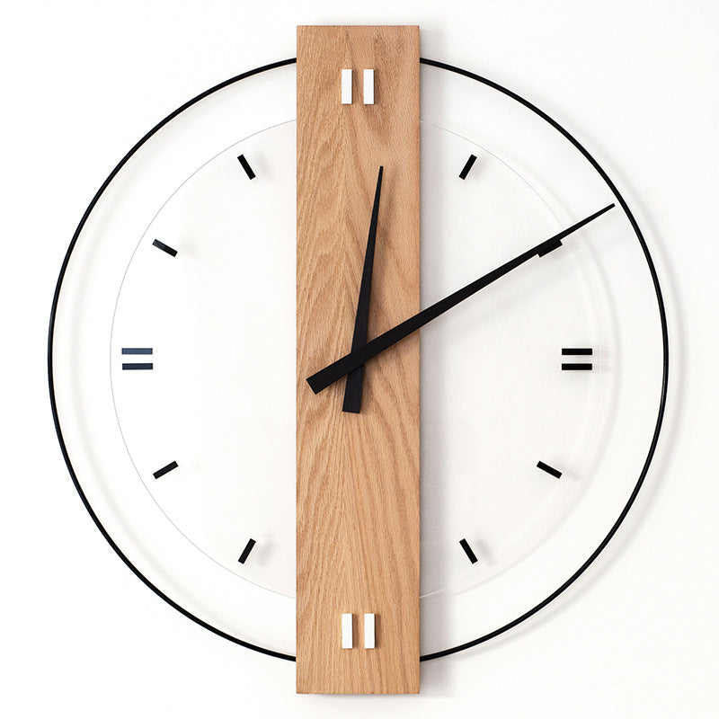 BowLift | Solid Wood Nordic Wall Decoration Clock 40cm