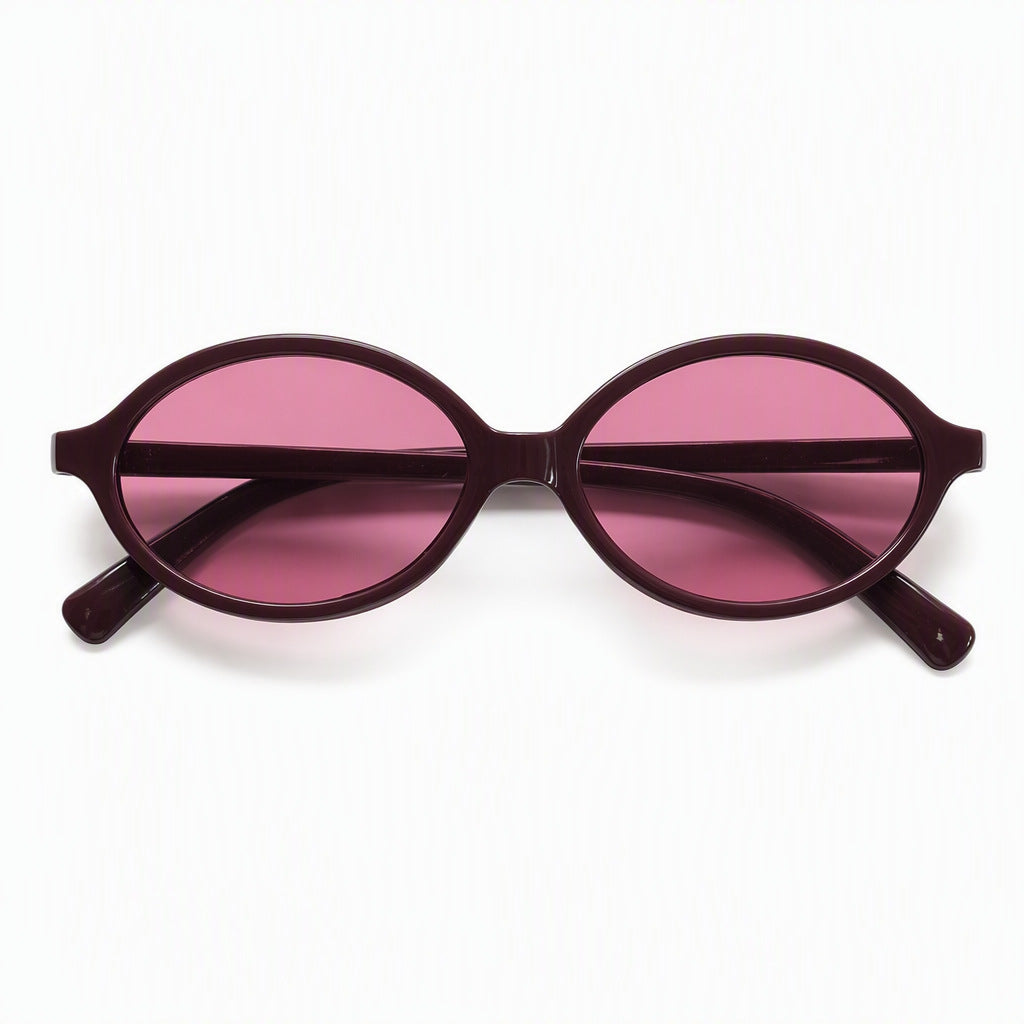 Vintage Oval Frame Sunglasses Bowlift