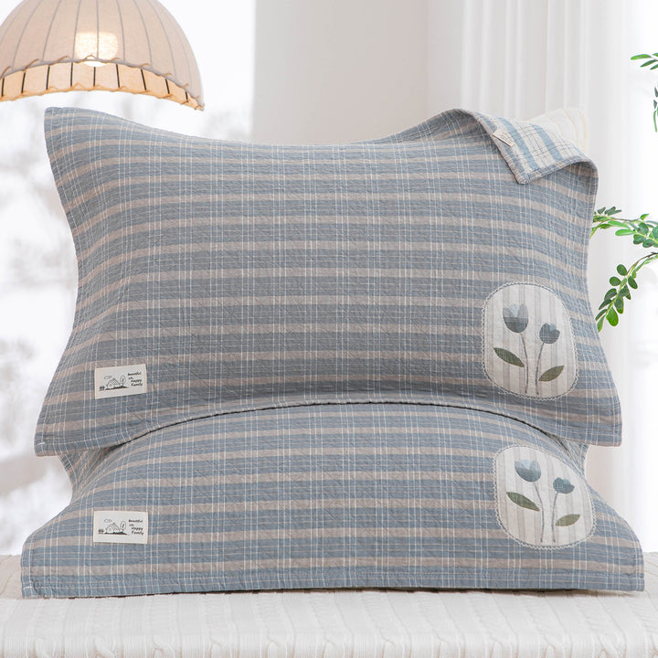 Women's pillowcase with modern checkered pattern Bowlift