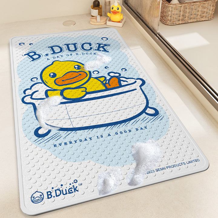 Playful Cartoon Shower Mat Bowlift