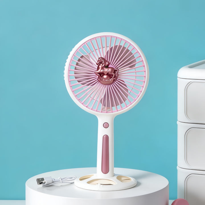 Women's Portable Mini Fan with Creative Animal Design Bowlift