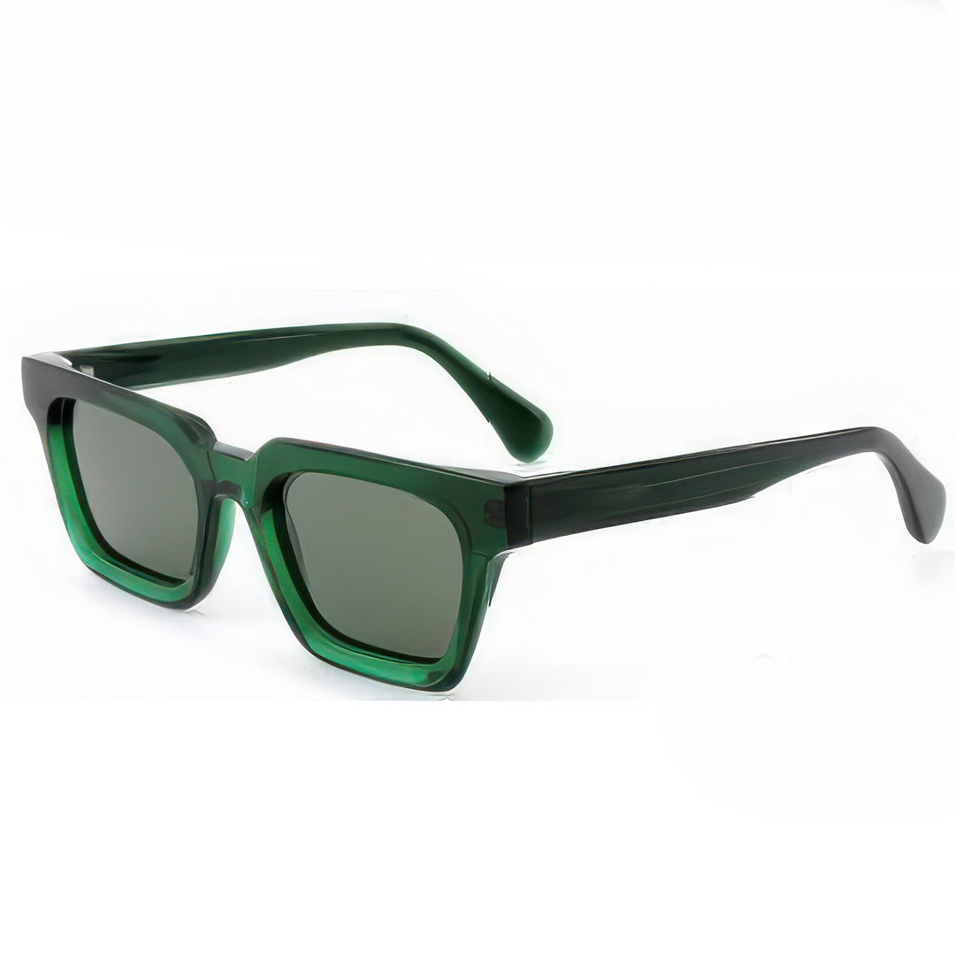 Women's stylish sunglasses in modern design with sturdy, transparent frame Bowlift