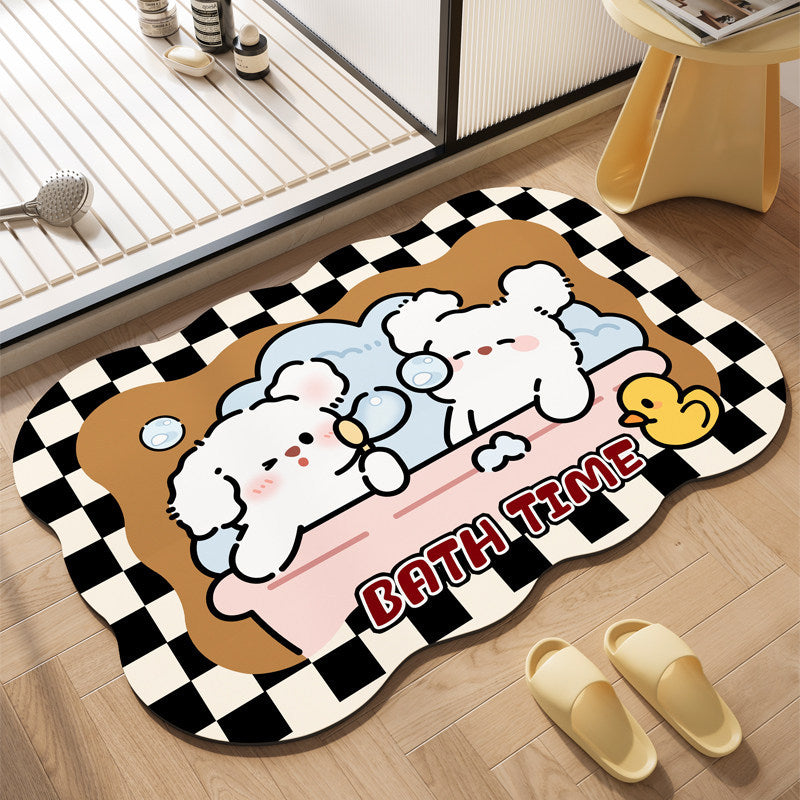 Decorative Bath Mat Bowlift
