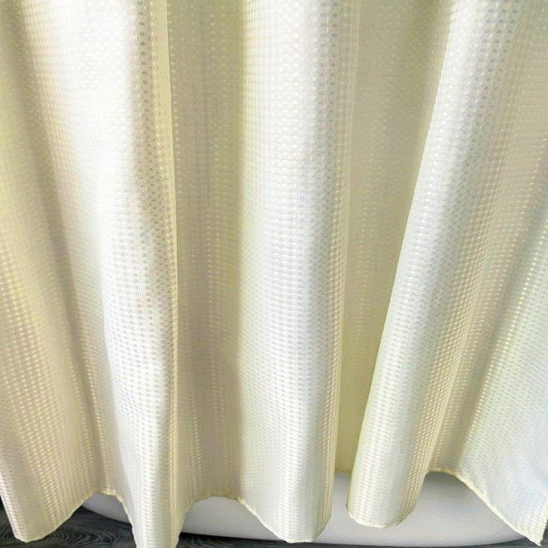 Textured Bathroom Shower Curtain Bowlift