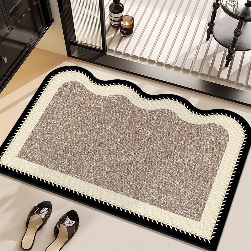 Decorative Scalloped Edge Area Rug