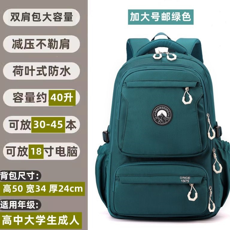Multifunctional Backpack with Ergonomic Design and Large Capacity Bowlift