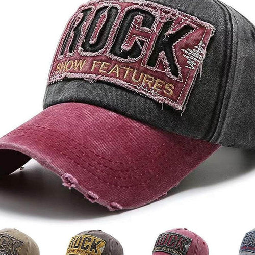 Unisex Distressed Graphic Adjustable Cap Bowlift