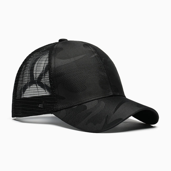 Unisex Breathable Camouflage Baseball Cap Bowlift