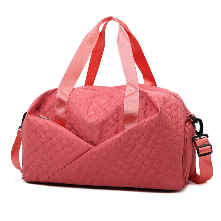 Quilted Weekender Duffel Bag