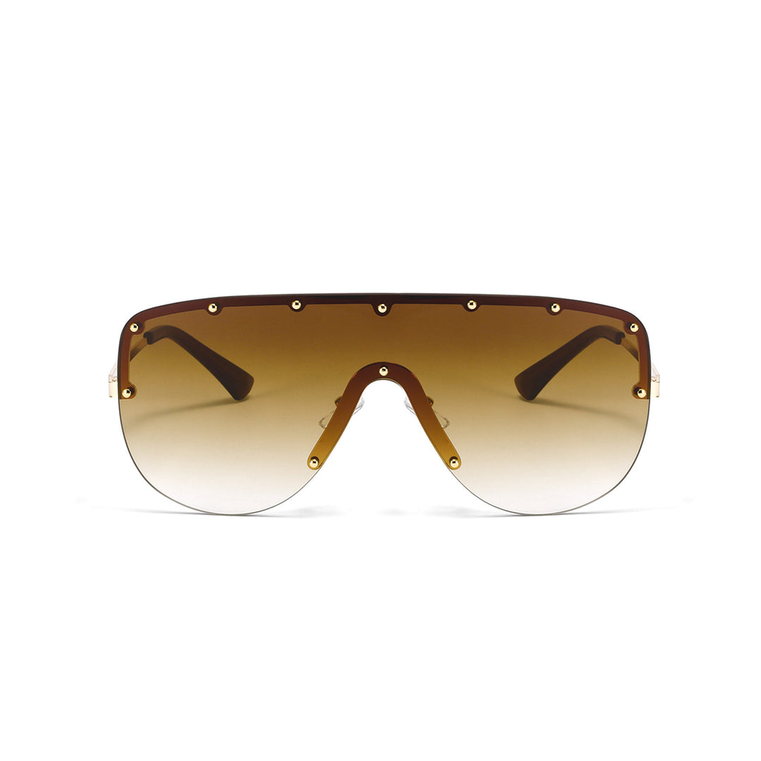 Women futuristic oversized sunglasses Bowlift
