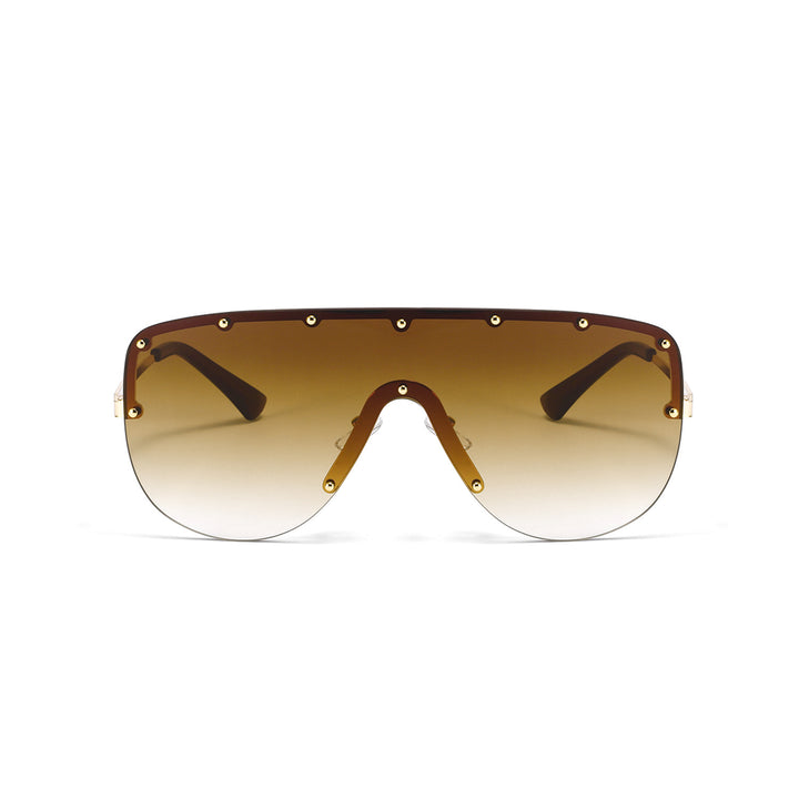 Women futuristic oversized sunglasses Bowlift