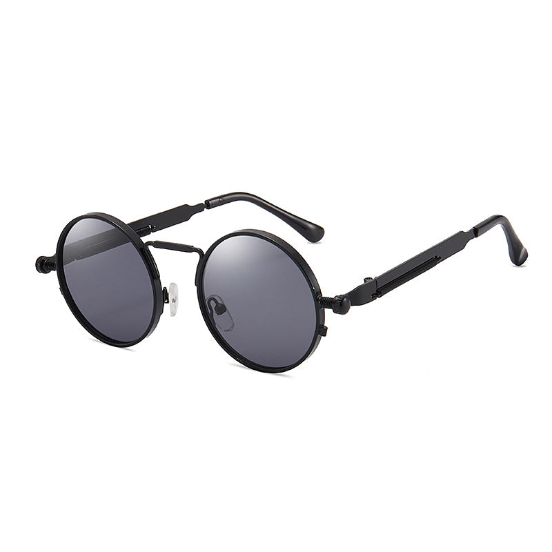 Women elegant round metal glasses Bowlift