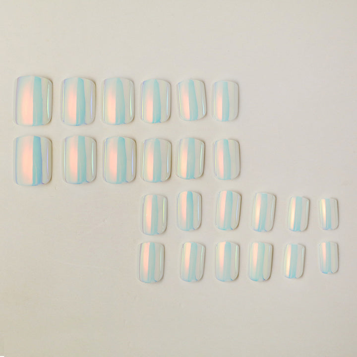 Iridescent Nail Tips Bowlift