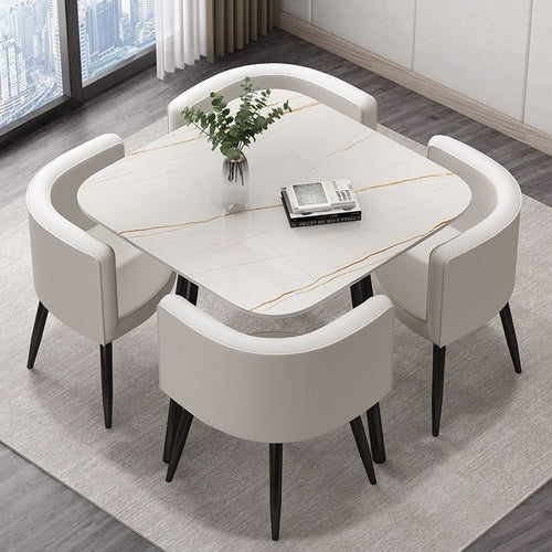 Modern Dining Table Set Bowlift