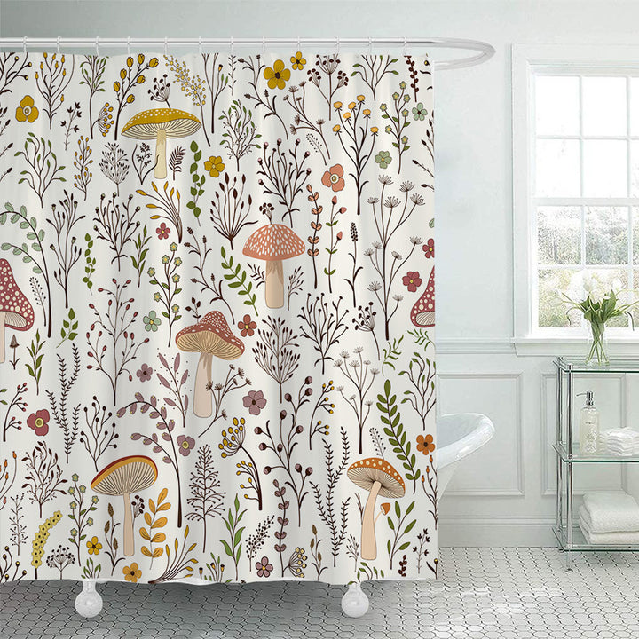 Floral Artistry Shower Curtain Bowlift