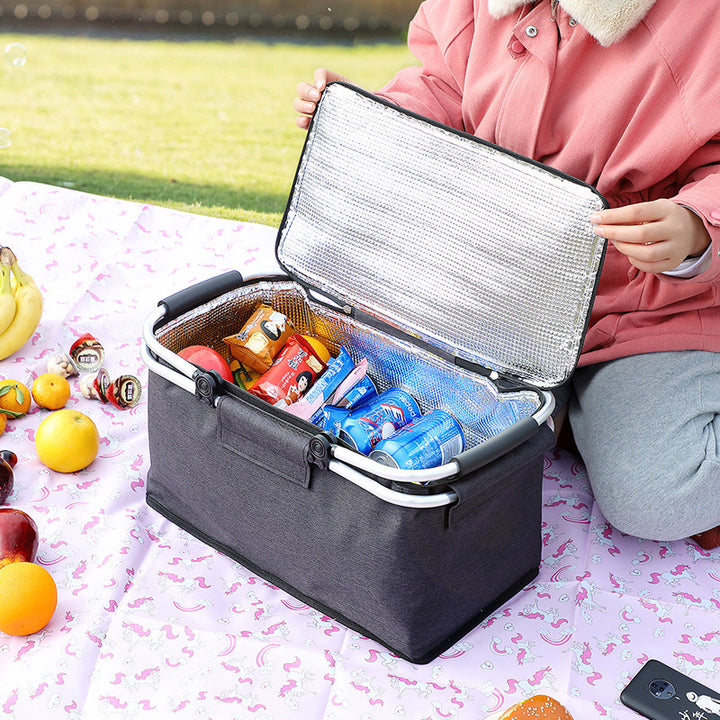 Versatile Collapsible Picnic Basket Bowlift