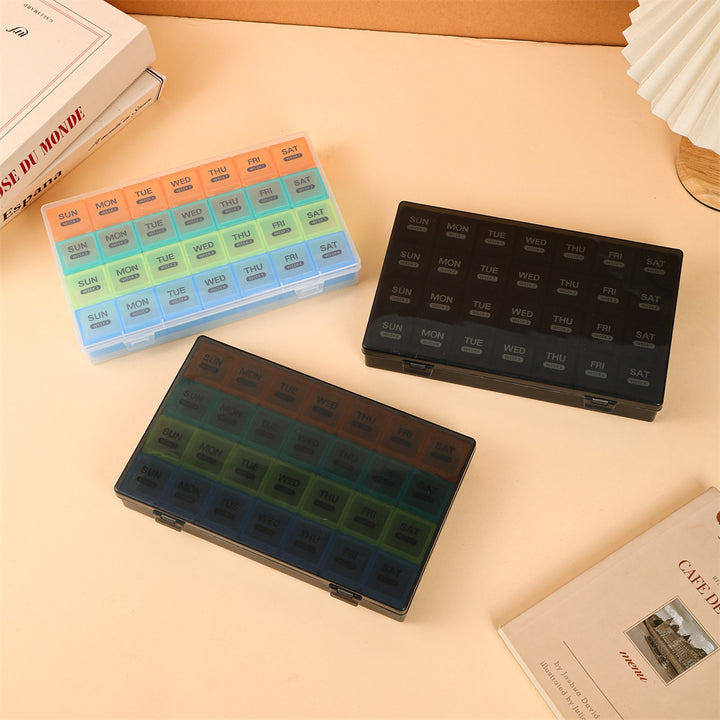 Weekly Pill Organizer Container Bowlift