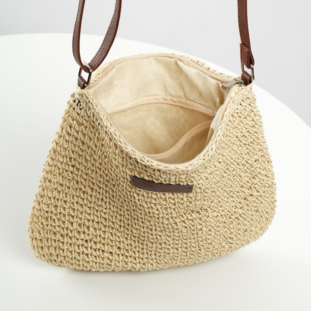 Handcrafted Rattan Crossbody Bag Bowlift