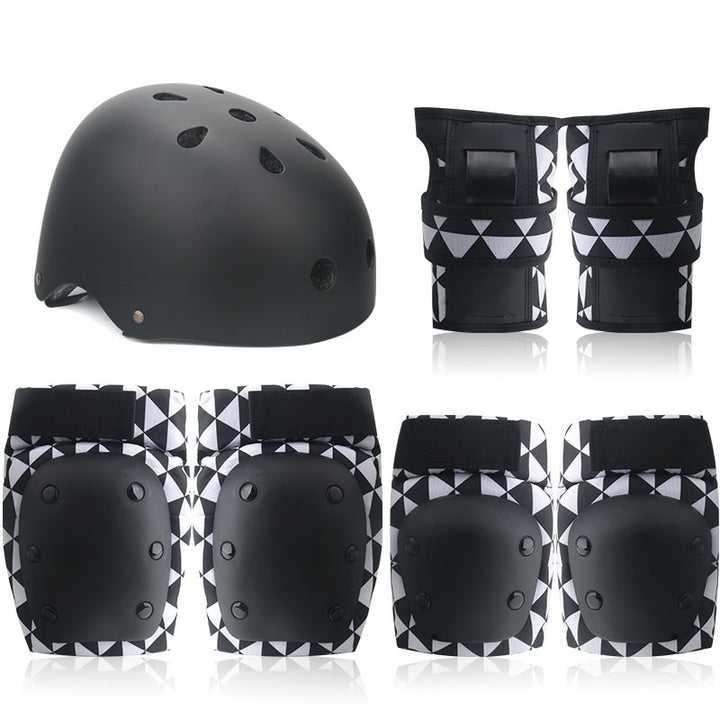 Safety Skating Helmet and Protective Gear Set Bowlift
